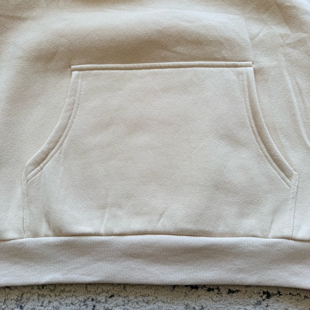 NWT-Trendy Queen Woman’s Beige Oversized Hoodie/Sweatshirt Fleece Pullover Sz XL - Picture 13 of 16